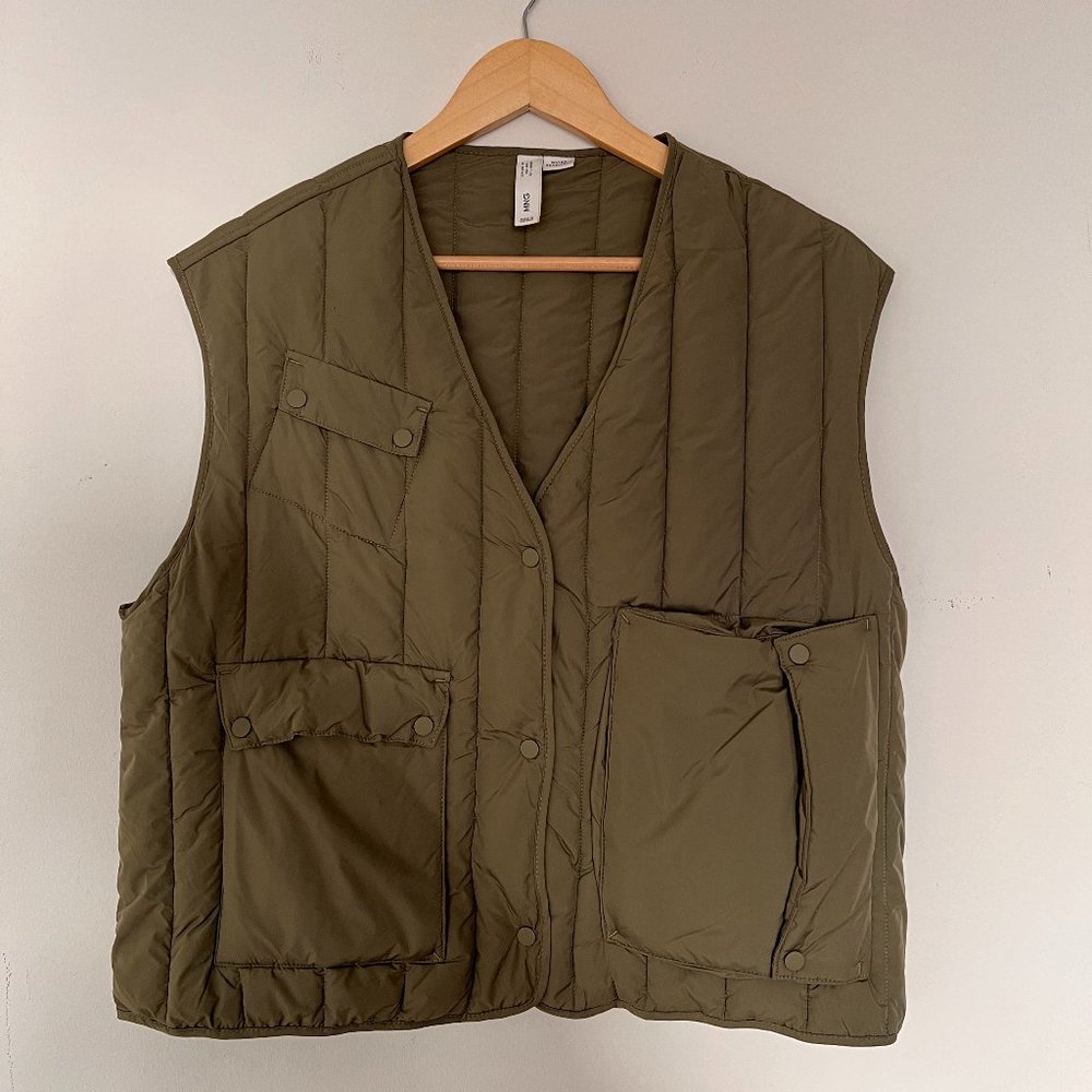 Quilted Cropped Vest